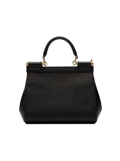 borsa sicilia piccola in pelle nera DOLCE&GABBANA | BB6003A100180999